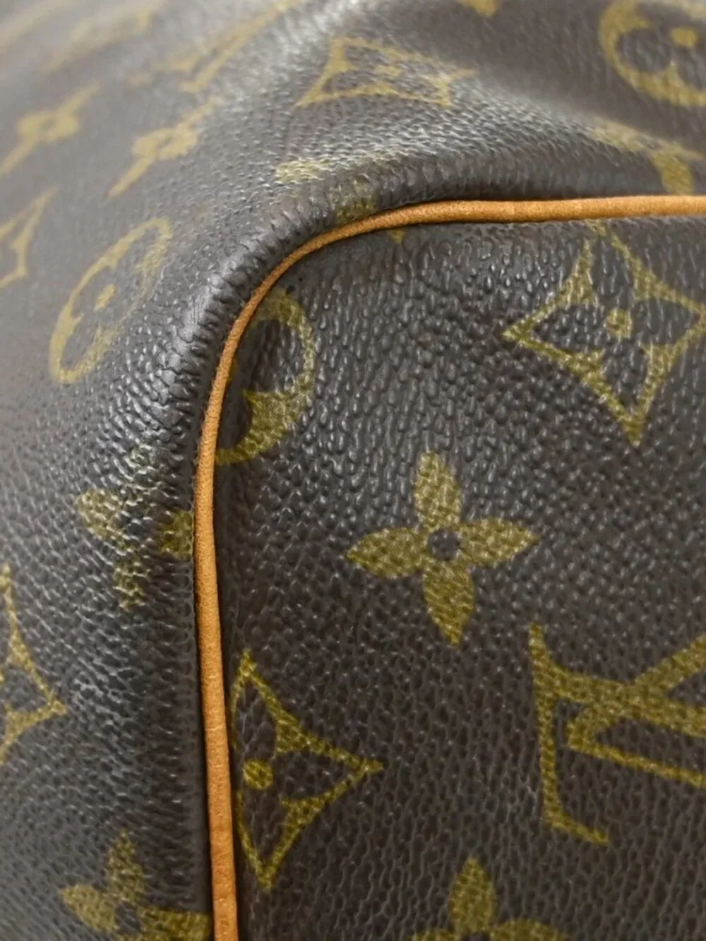 Louis Vuitton Keepall Bandouliere Duffle Brown Canvas
